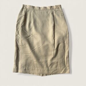 Jones New York Women’s Beige Pencil Skirt Size 6 Classic Office Minimal